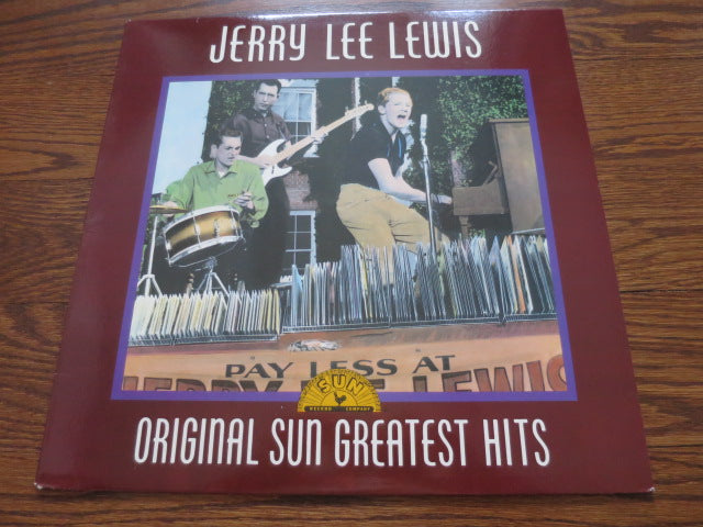 Jerry Lee Lewis - Original Sun Greatest Hits - LP UK Vinyl Album Record Cover