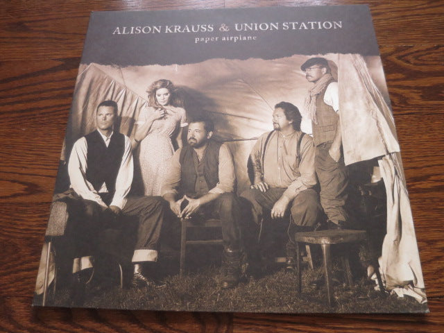 Alison Krauss & Union Station - Paper Airplane - LP UK Vinyl Album Record Cover