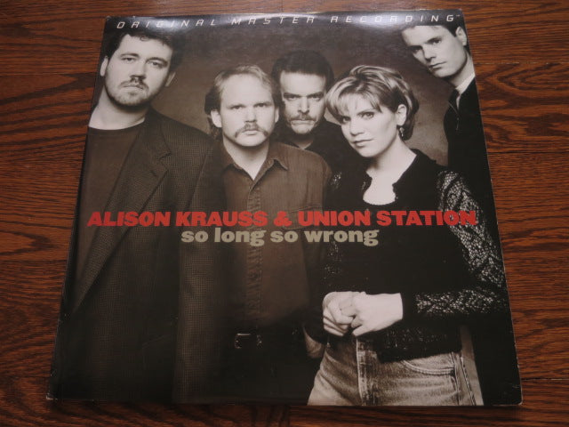 Alison Krauss & Union Station - So Long So Wrong - LP UK Vinyl Album Record Cover