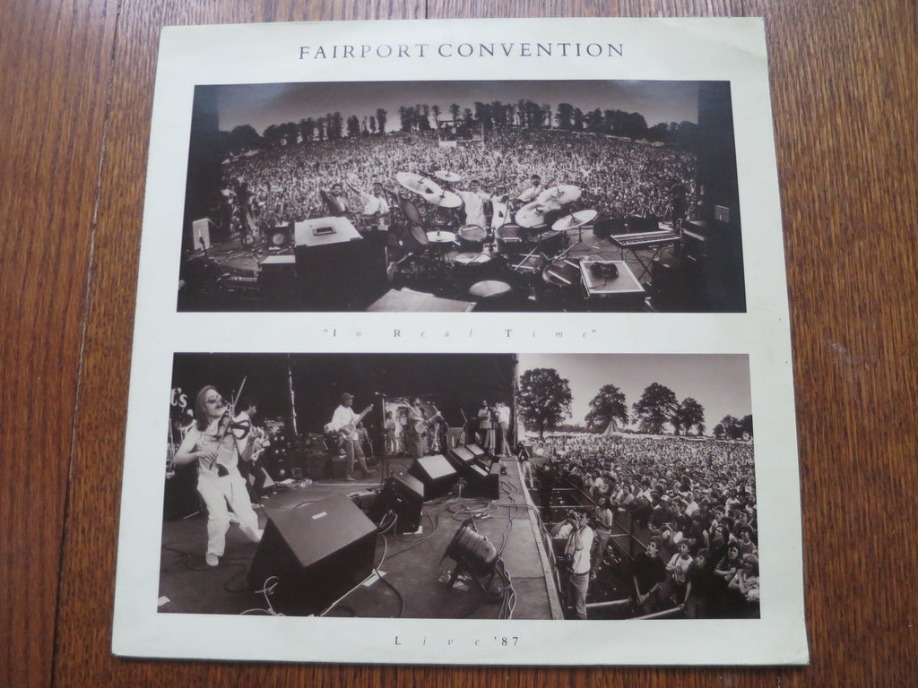 Fairport Convention - In Real Time - Live '87 - LP UK Vinyl Album Record Cover