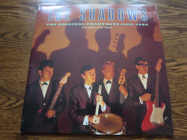 The Shadows - The Original Chart Hits 1960-1980 - LP UK Vinyl Album Record Cover