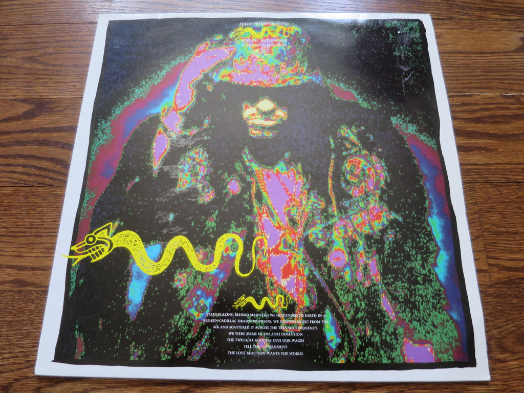 Zodiac Mindwarp and the Love Reaction - High Priest Of Love - LP UK Vinyl Album Record Cover