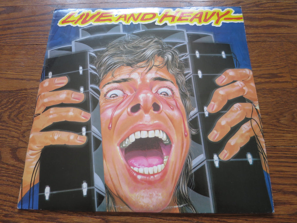 Various Artists - Live and Heavy - LP UK Vinyl Album Record Cover