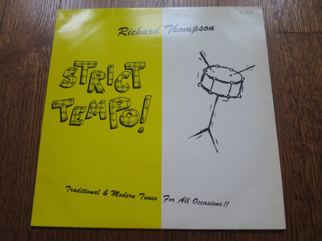 Richard Thompson - Strict Tempo - LP UK Vinyl Album Record Cover
