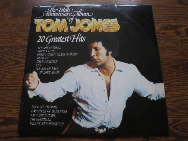 Tom Jones - 20 Greatest Hits - LP UK Vinyl Album Record Cover