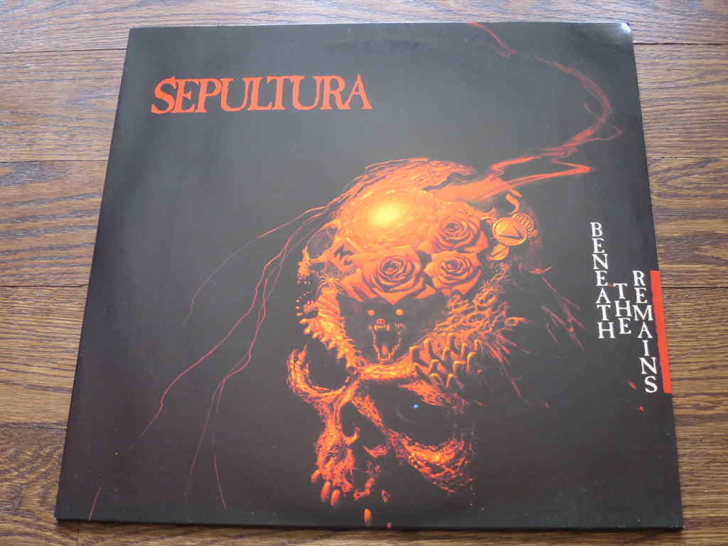 Sepultura - Beneath The Remains (SIGNED) - LP UK Vinyl Album Record Cover