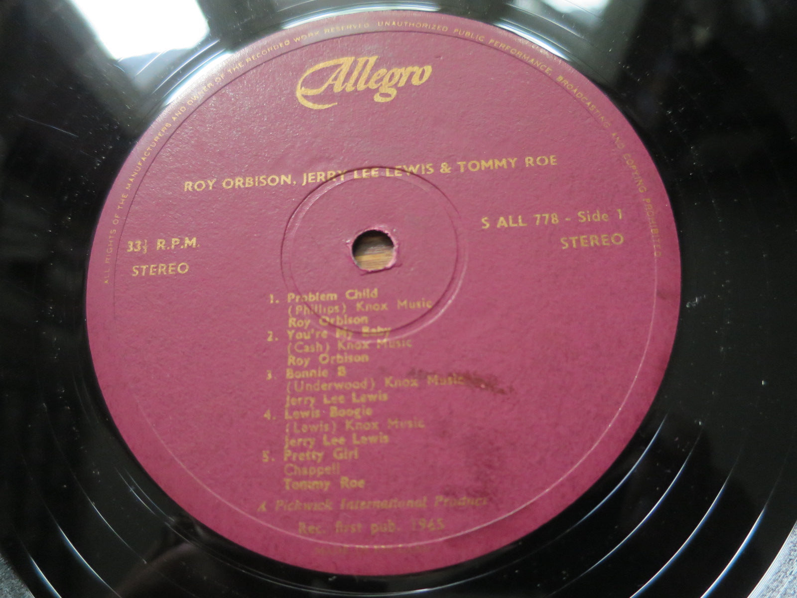 Roy Roe Roy Orbison - Roy Orbison Sings (with Jerry Lee Lewis and Tommy Roe ...