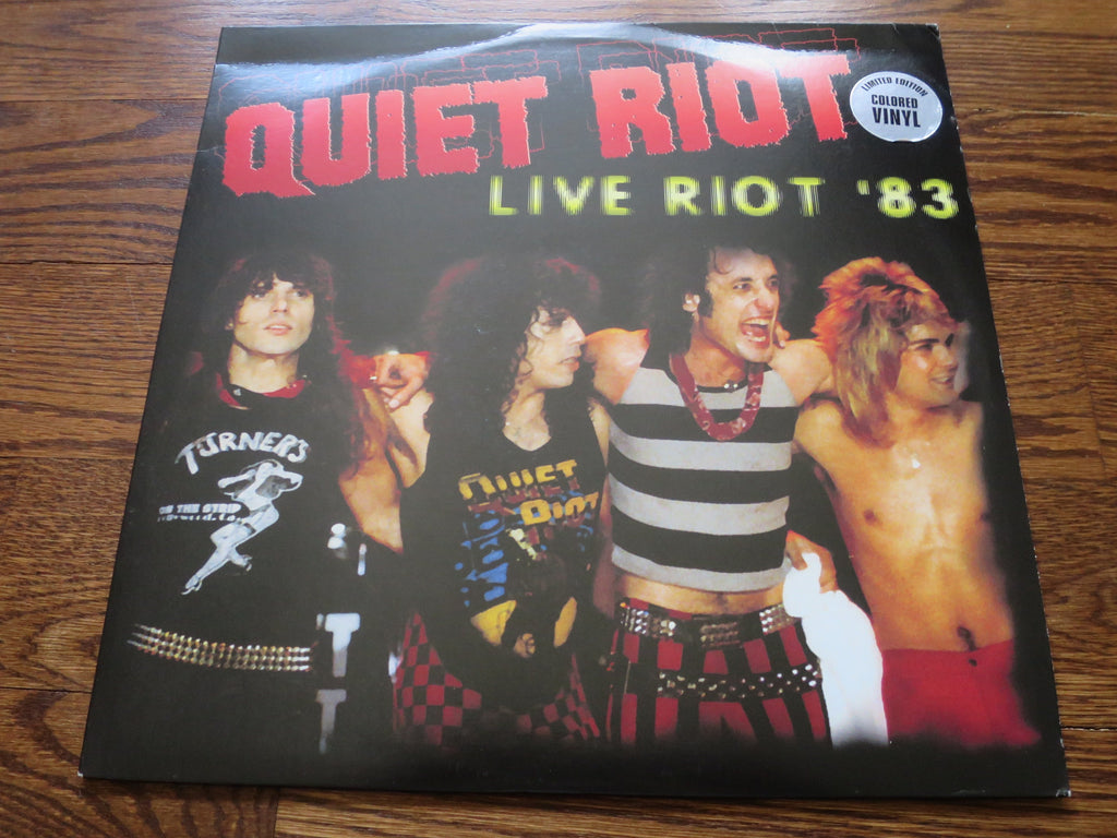 Quiet Riot - Live Riot '83 - LP UK Vinyl Album Record Cover
