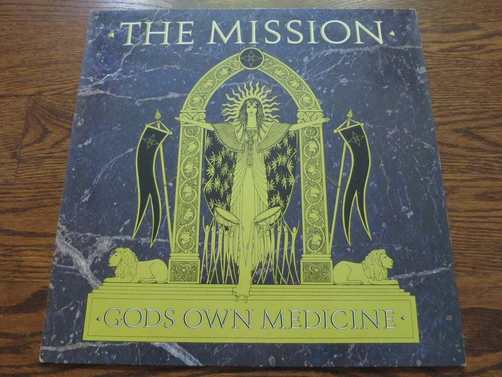 The Mission - God's Own Medicine - LP UK Vinyl Album Record Cover