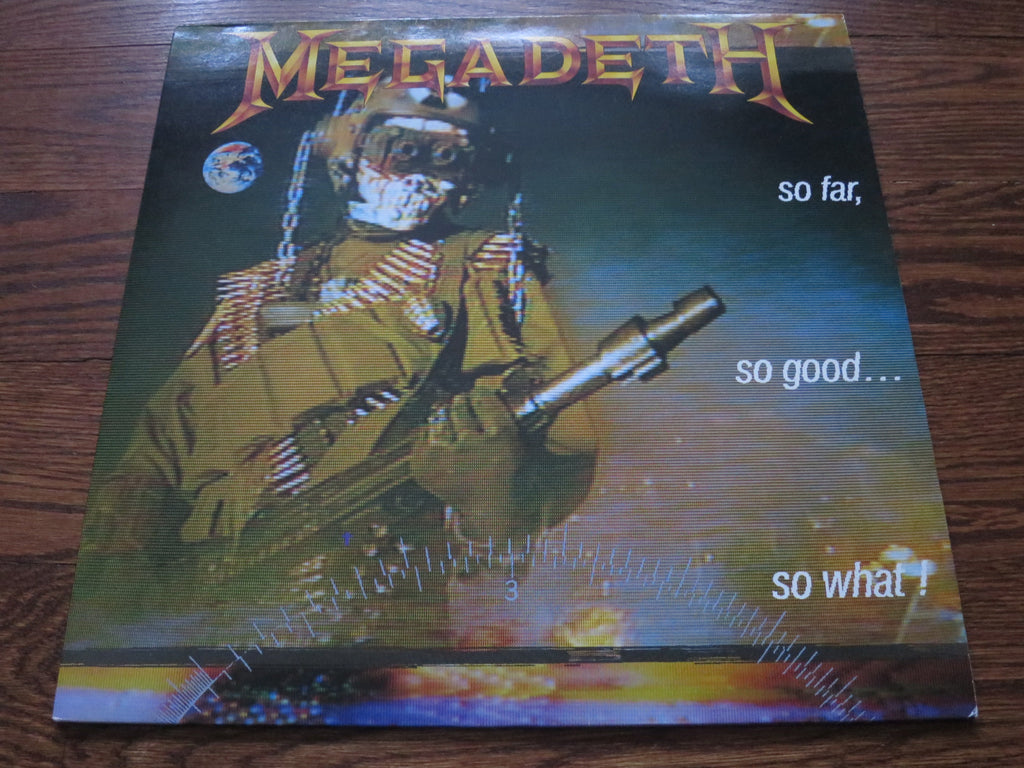 Megadeth - So Far, So Good…So What! - LP UK Vinyl Album Record Cover