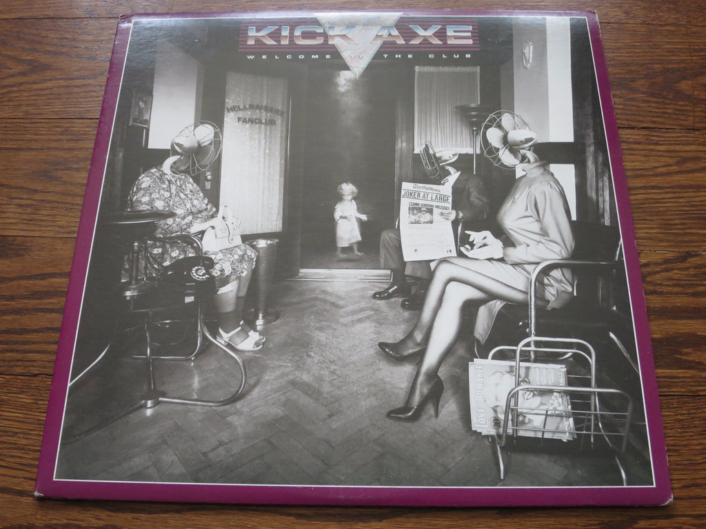 Kick Axe - Welcome To The Club - LP UK Vinyl Album Record Cover