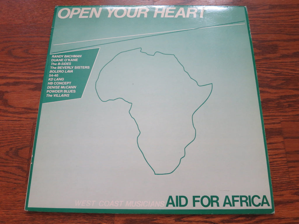 Various Artists - Open Your Heart - Aid For Africa - LP UK Vinyl Album Record Cover