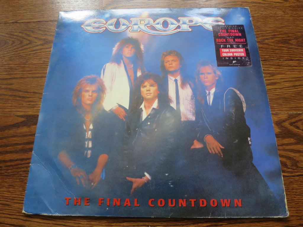 Europe - The Final Countdown 3three - LP UK Vinyl Album Record Cover