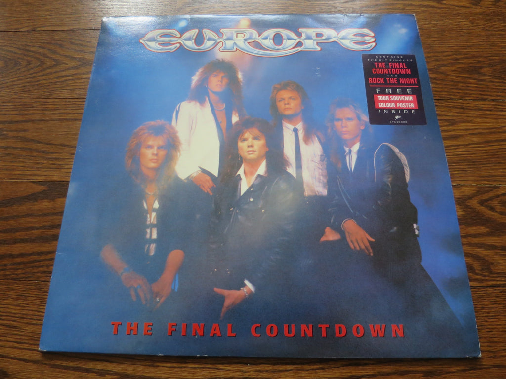 Europe - The Final Countdown - LP UK Vinyl Album Record Cover