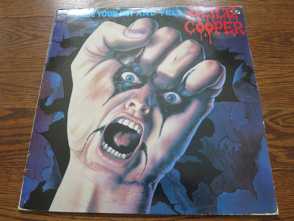 Alice Cooper - Raise Your Fist and Yell - LP UK Vinyl Album Record Cover