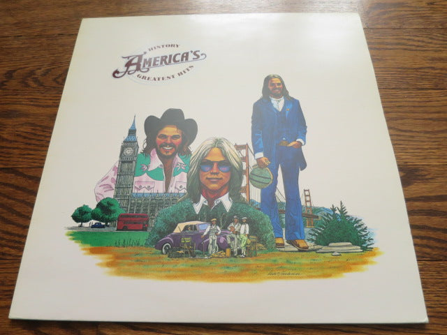 America - History - America's Greatest Hits - LP UK Vinyl Album Record Cover