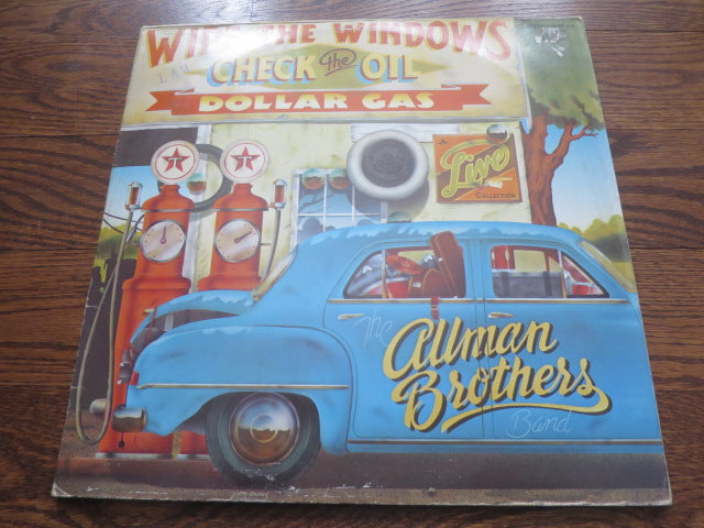 The Allman Brothers Band - Wipe The Windows, Check The Oil… - LP UK Vinyl Album Record Cover