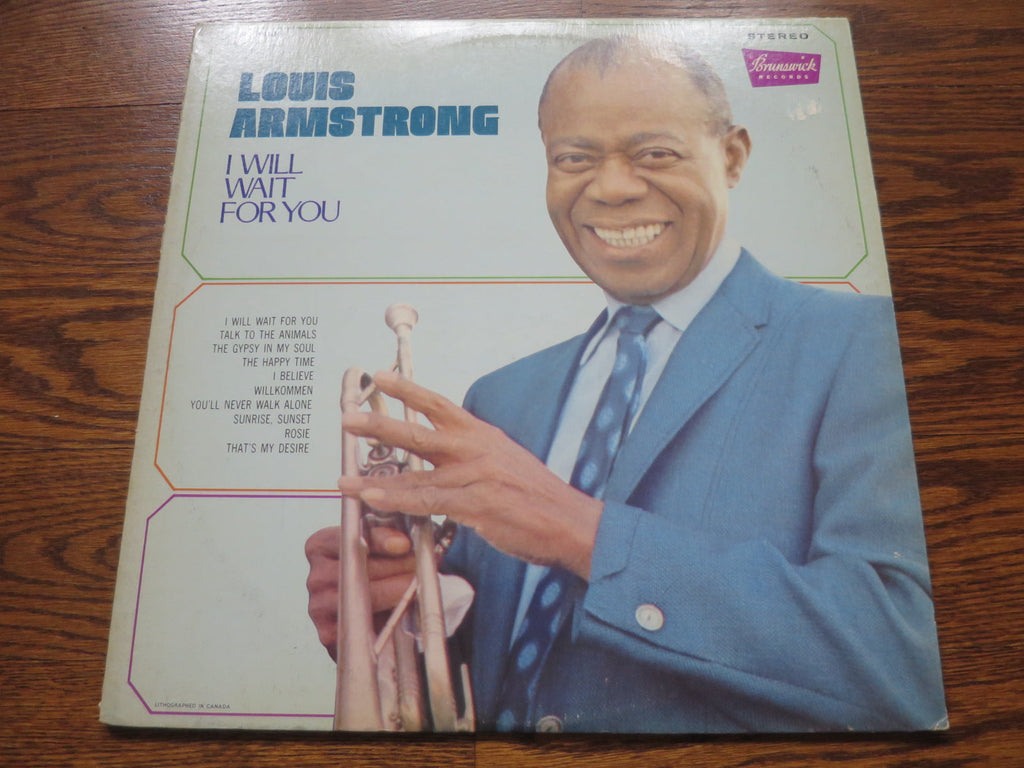 Louis Armstrong - I Will Wait For You - LP UK Vinyl Album Record Cover