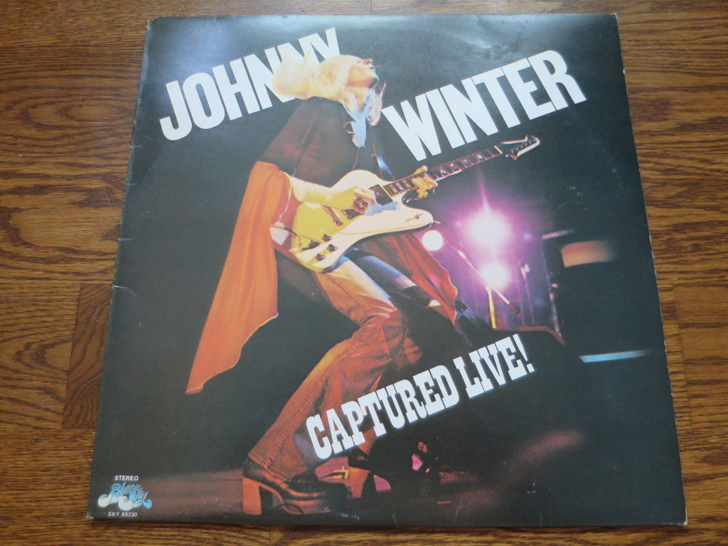 Johnny Winter - Captured Live! - LP UK Vinyl Album Record Cover