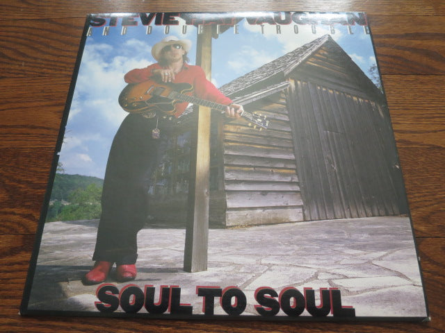 Stevie Ray Vaughan & Double Trouble - Soul II Soul - LP UK Vinyl Album Record Cover