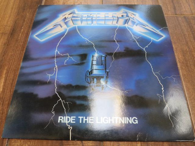 Metallica - Ride The Lightning - LP UK Vinyl Album Record Cover