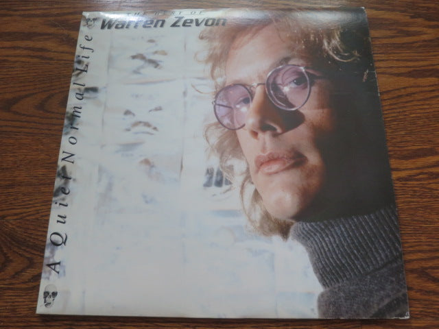 Warren Zevon - A Quiet Normal Life…The Best Of… - LP UK Vinyl Album Record Cover