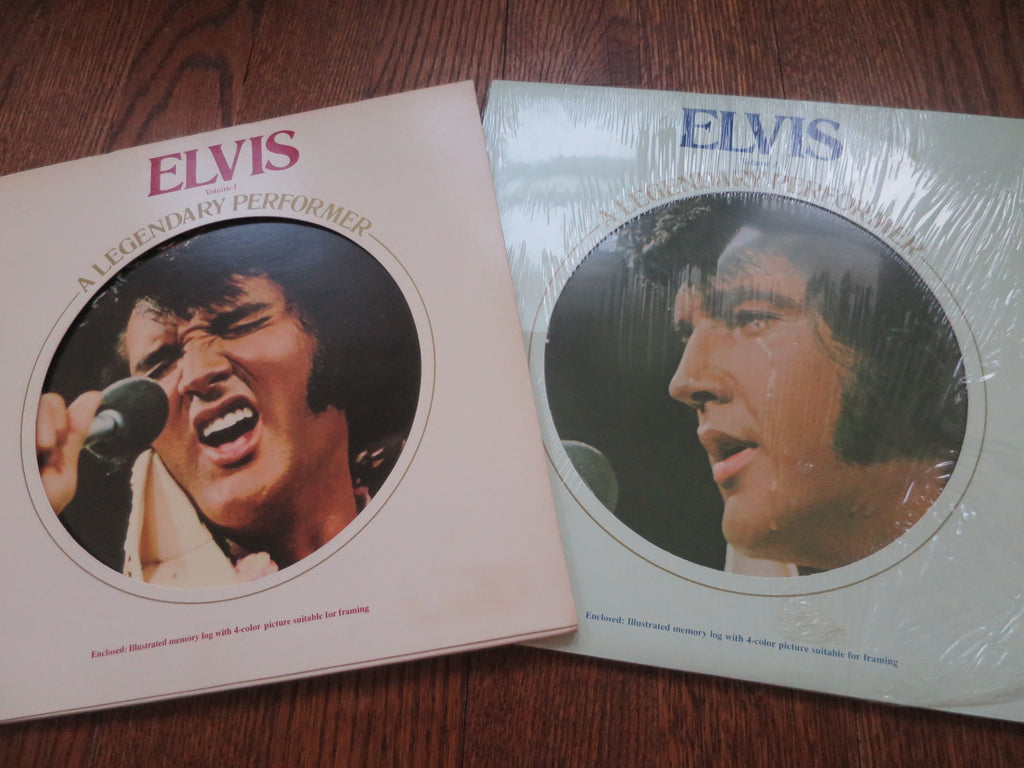 Elvis - A Legendary Performer volumes I & II - LP UK Vinyl Album Record Cover