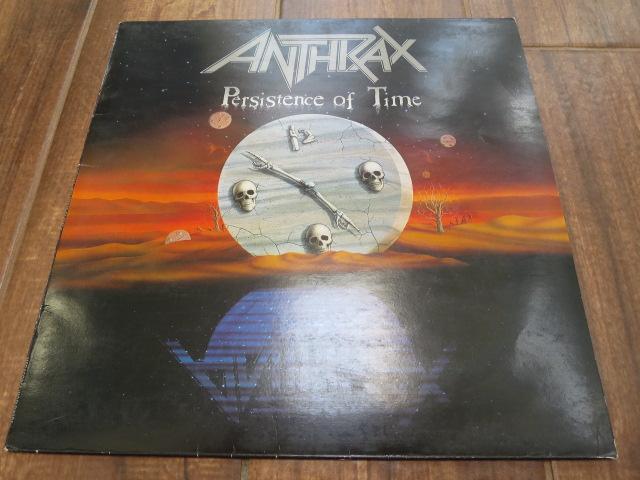 Anthrax - Persistence Of Time - LP UK Vinyl Album Record Cover
