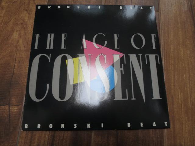Bronski Beat - The Age Of Consent - LP UK Vinyl Album Record Cover