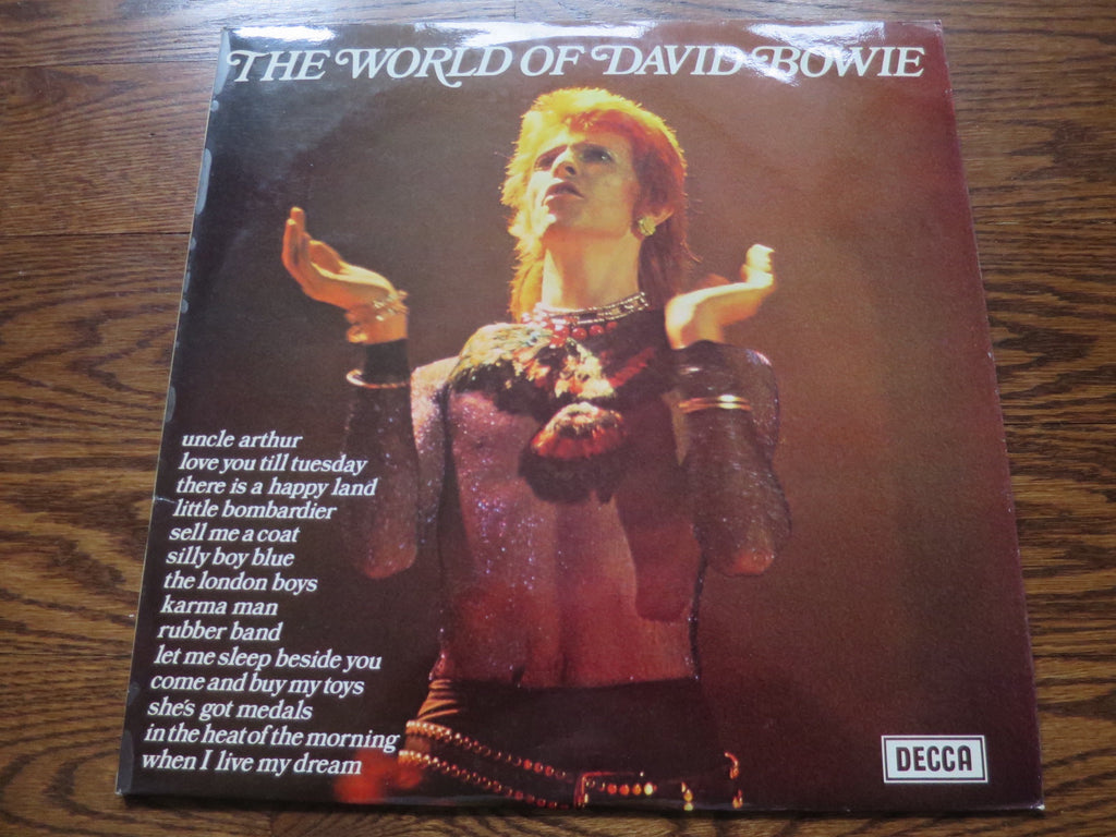 David Bowie - The World Of Bowie - LP UK Vinyl Album Record Cover
