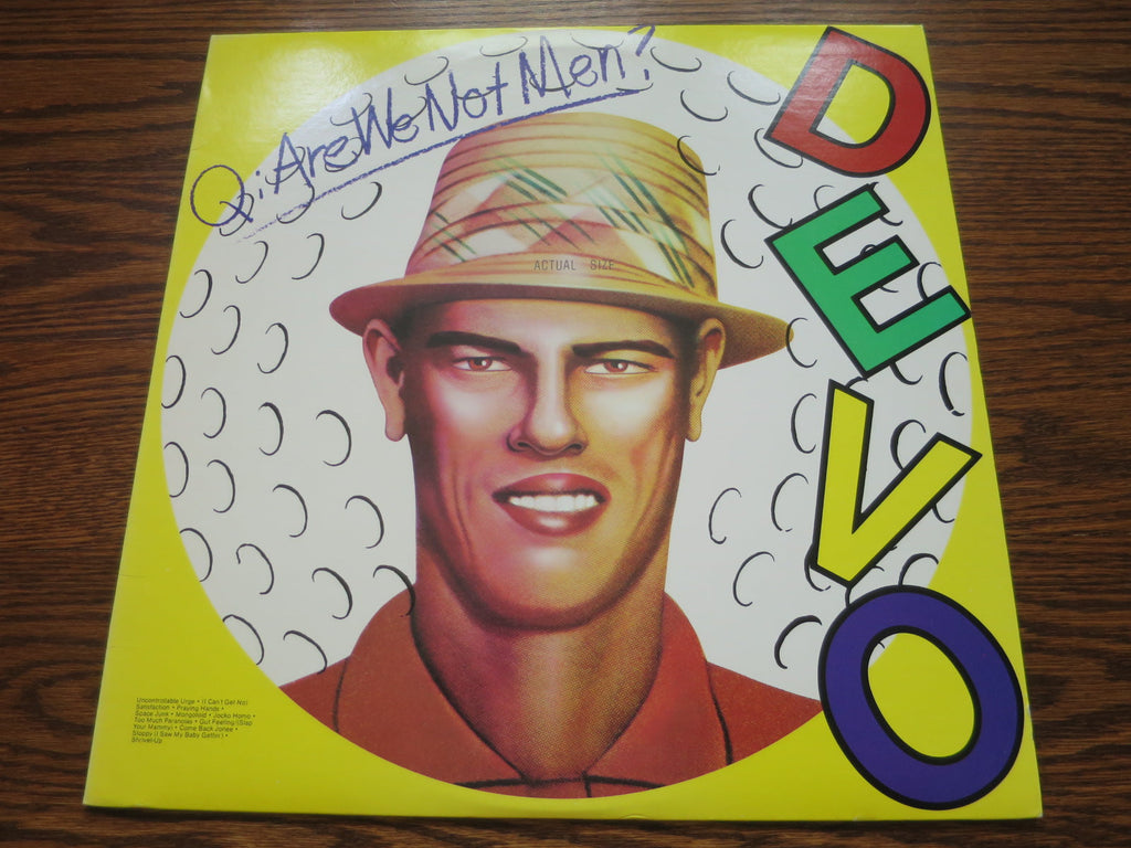 Devo - Q: Are We Not Men? A: We Are Devo! - LP UK Vinyl Album Record Cover