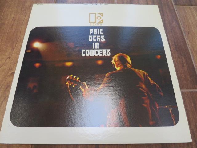 Phil Ochs - In Concert - LP UK Vinyl Album Record Cover