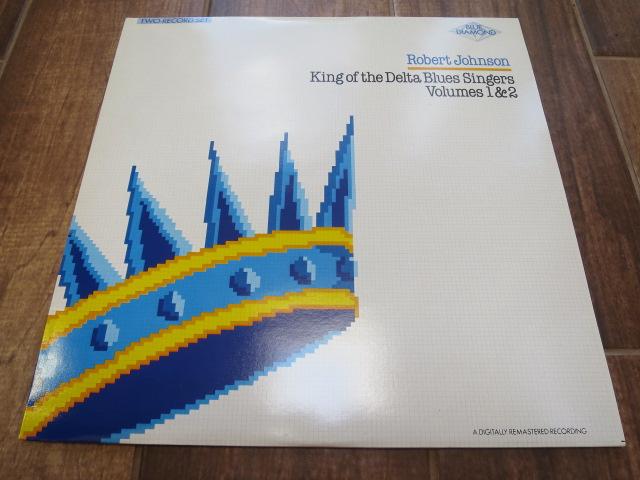 Robert Johnson - King Of The Delta Blues Singers Volumes 1 & 2 - LP UK Vinyl Album Record Cover