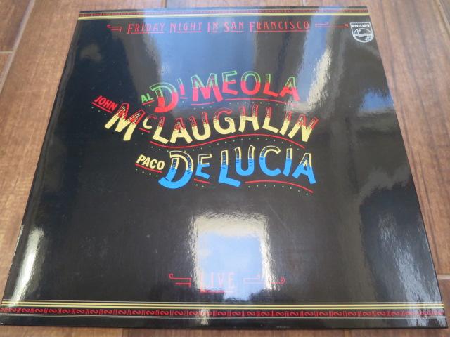 Al Di Meola, John McLaughlin & Paco De Lucia - Friday Night In San Francisco (audiophile) - LP UK Vinyl Album Record Cover
