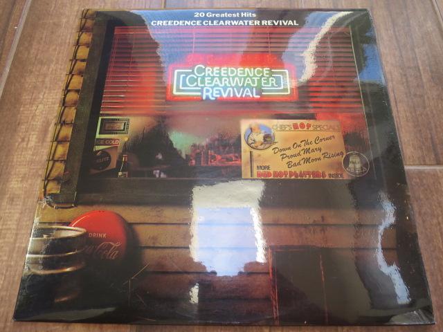 Creedence Clearwater Revival - 20 Greatest Hits - LP UK Vinyl Album Record Cover