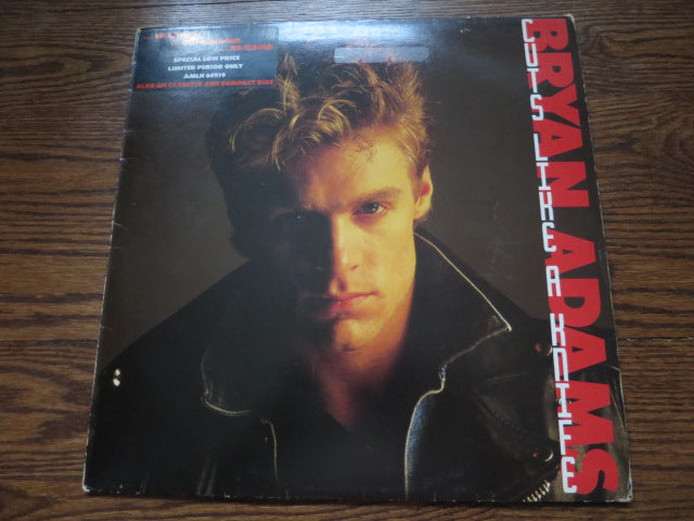 Bryan Adams - Cuts Like A Knife - LP UK Vinyl Album Record Cover