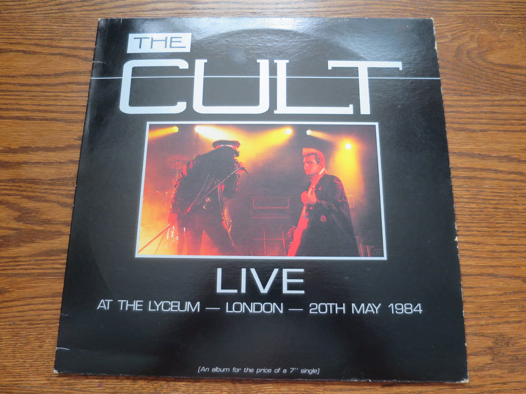 The Cult - Live at The Lyceum - LP UK Vinyl Album Record Cover