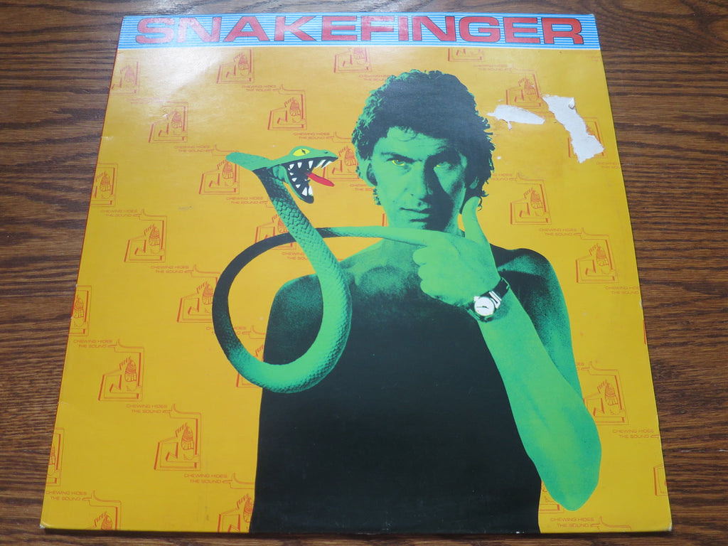 Snakefinger - Chewing Hides The Sound - LP UK Vinyl Album Record Cover