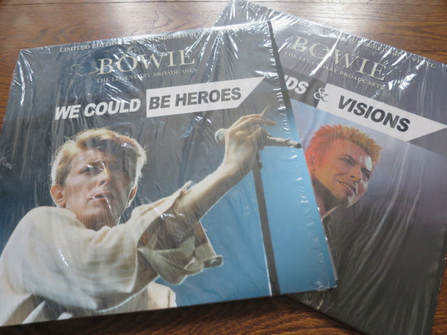 David Bowie - We Could Be Heroes/Sounds & Visions - LP UK Vinyl Album Record Cover