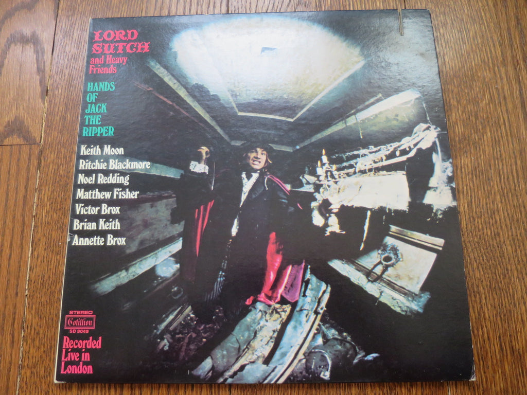 Lord Sutch and Heavy Friends - Hands of Jack the Ripper - LP UK Vinyl Album Record Cover