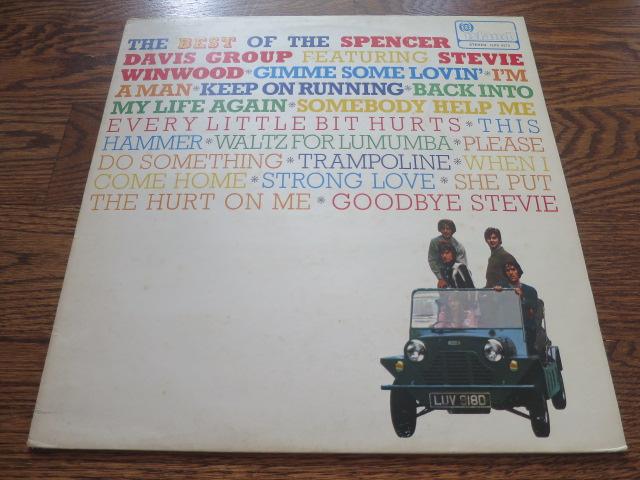 The Spencer David Group - The Best Of The Spencer David Group Featuring Stevie Winwood - LP UK Vinyl Album Record Cover