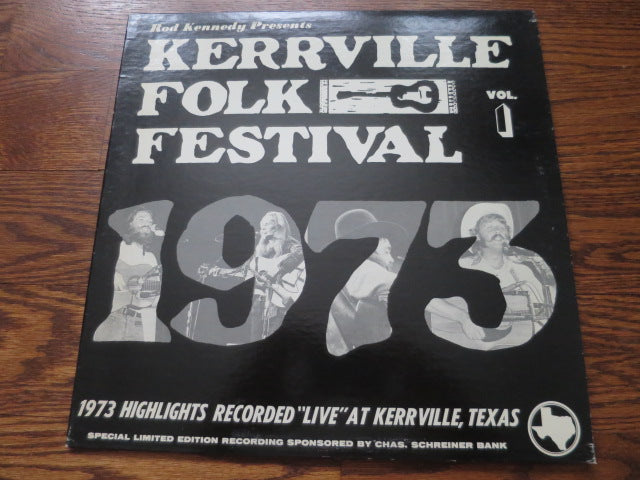 Kerrville Folk Festival - 1973 Highlights Volume 1 - LP UK Vinyl Album Record Cover