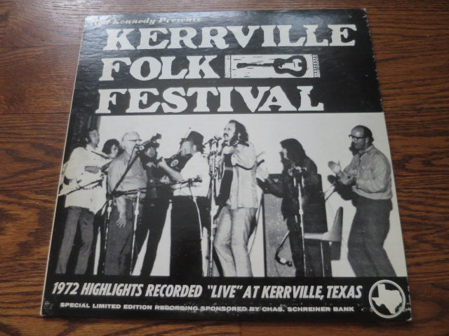Kerrville Folk Festival - 1972 Highlights - LP UK Vinyl Album Record Cover