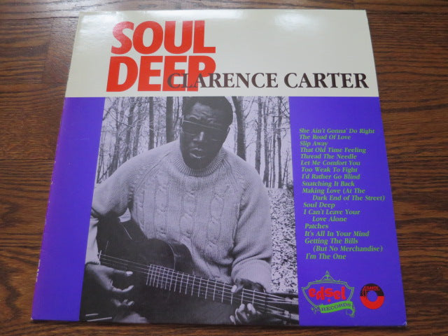 Clarence Carter - Soul Deep - LP UK Vinyl Album Record Cover