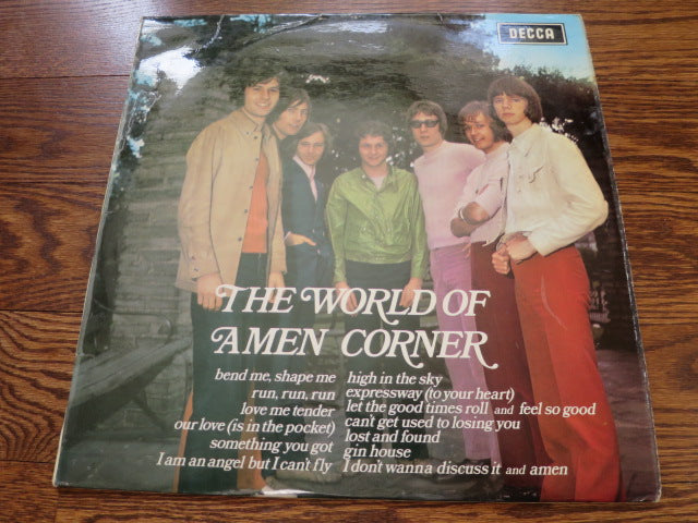 Amen Corner - The World Of Amen Corner - LP UK Vinyl Album Record Cover