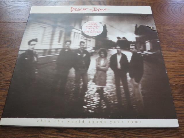 Deacon Blue - When The World Knows Your Name 2Two - LP UK Vinyl Album Record Cover