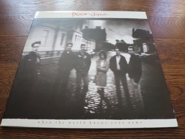 Deacon Blue - When The World Knows Your Name - LP UK Vinyl Album Record Cover
