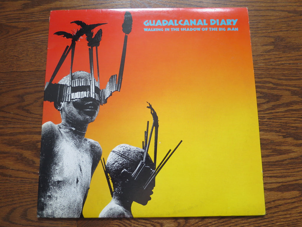 Guadalcanal Diary - Walking In The Shadow Of The Big Man - LP UK Vinyl Album Record Cover