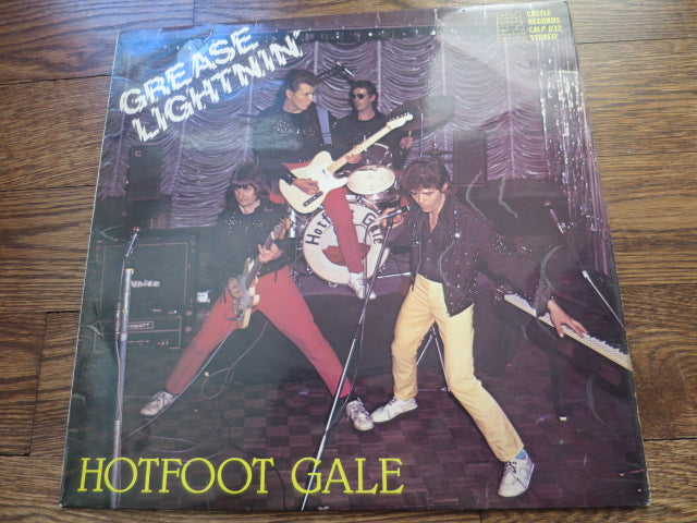 Hotfoot Gale - Grease Lightin' - LP UK Vinyl Album Record Cover