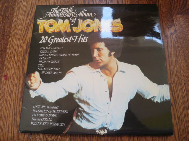 Tom Jones - 20 Greatest Hits - LP UK Vinyl Album Record Cover